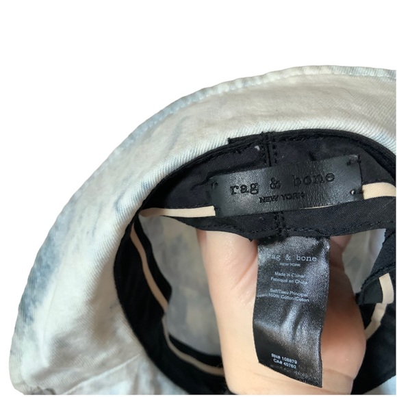 Rag and Bone Acid Wash Bucket Hat - Picture 3 of 3